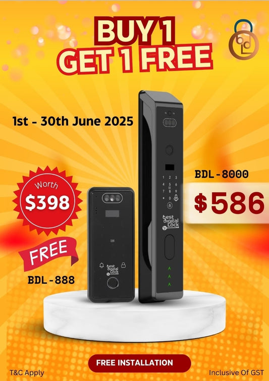 BDL Buy 1 Get 1 FREE Digital Door Lock Promo