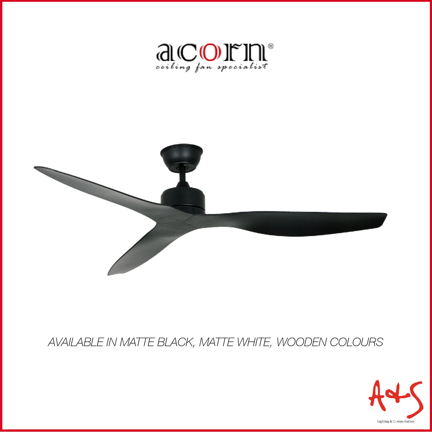 Acorn 40" Ceiling Fan DC-159 40"/52"
