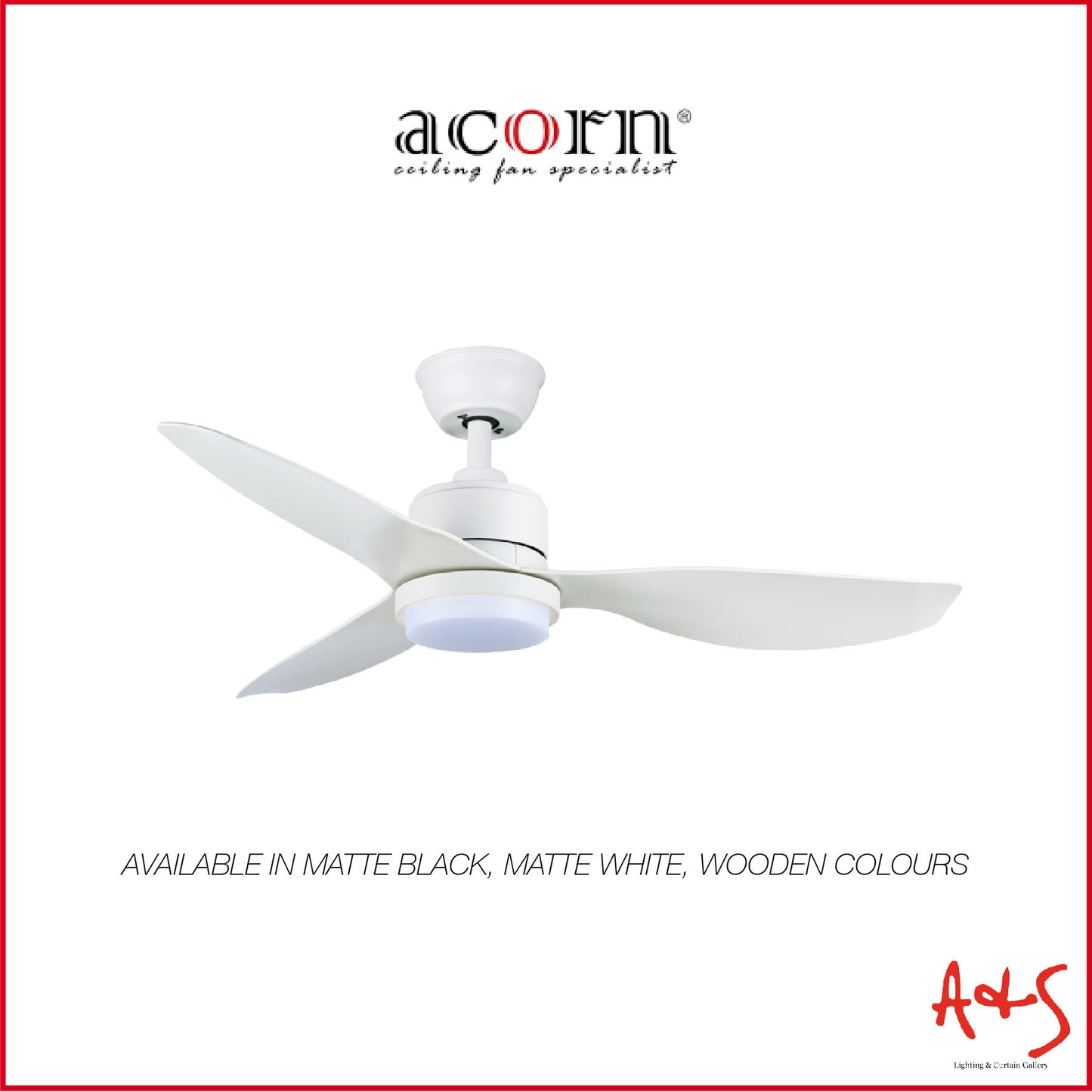 Acorn 40" Ceiling Fan DC-159 40"/52"