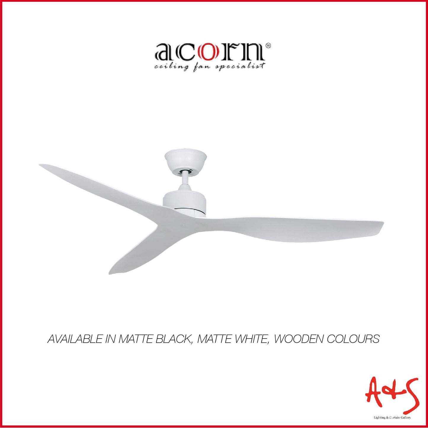 Acorn 40" Ceiling Fan DC-159 40"/52"