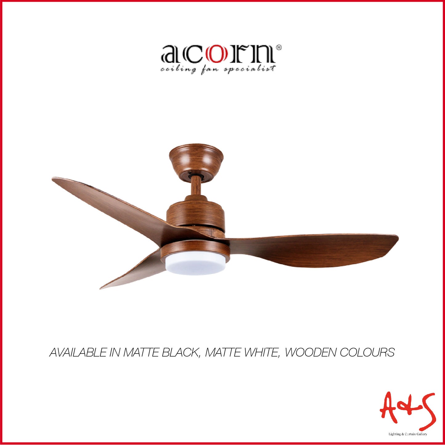 Acorn 40" Ceiling Fan DC-159 40"/52"