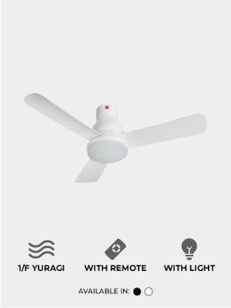 KDK 48" DC Ceiling Fan w/ Light w/ Remote U48FP