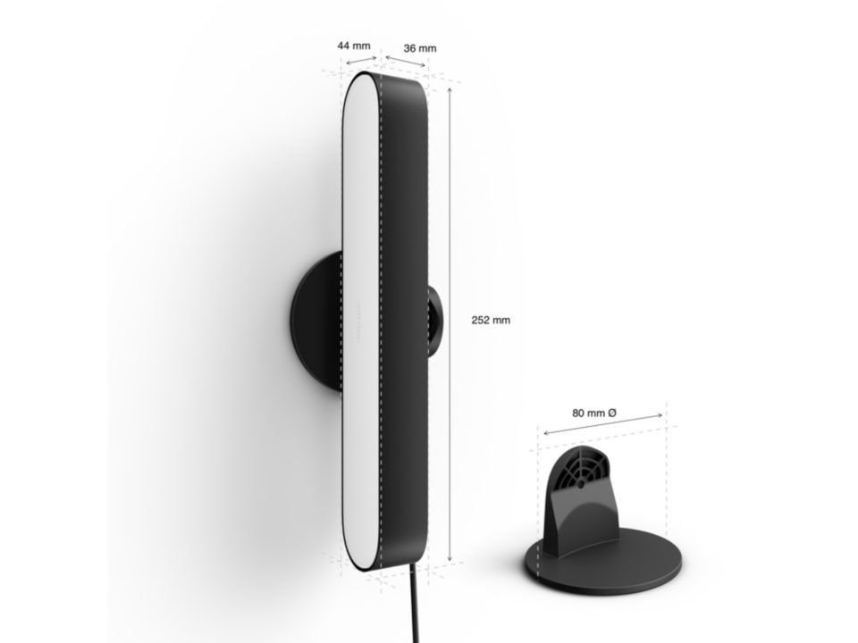 飞利浦 HUE Play 灯条 2 件装黑色