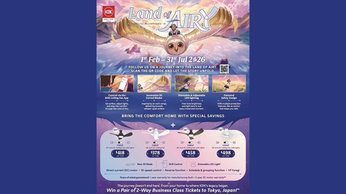 Win a Japan trip with KDK Airy Bundles!
