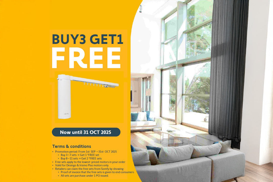 Buy 3 Get 1 FREE Somfy Motor