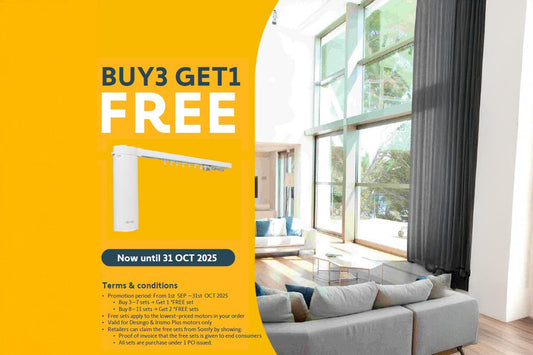 Buy 3 Get 1 FREE Somfy Motor