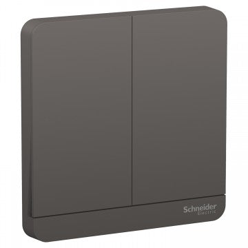 Schneider AvatarOn Light Switch White/Dark Wood/Dark Grey/Wine Gold/Gold Hairline