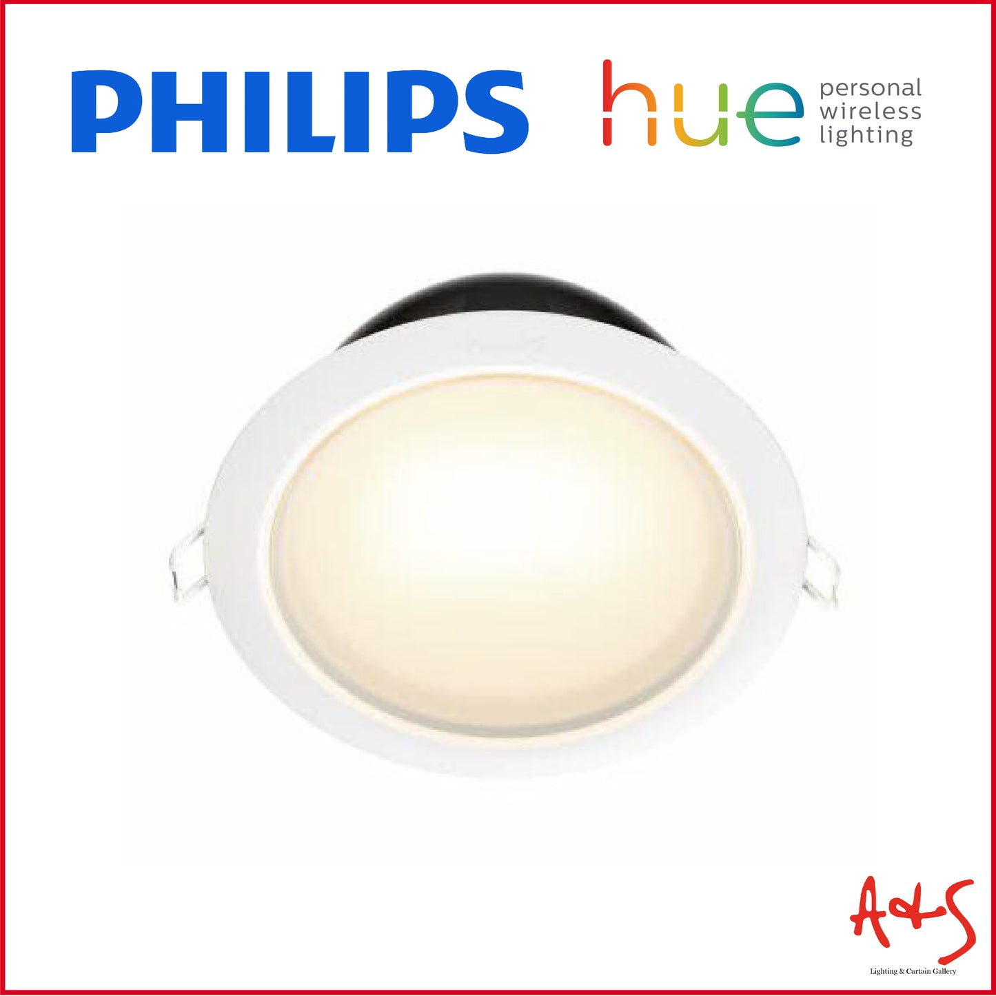 (BUY 4 GET 1 FREE) Philips HUE Garnea Ambiance Downlight WA 125/150 RD 51107/51108