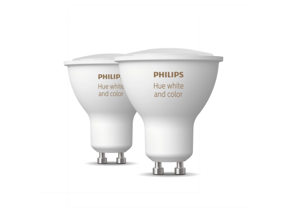 Philips HUE White and Colour 5.7W GU10 Bulb 16 Million Colour