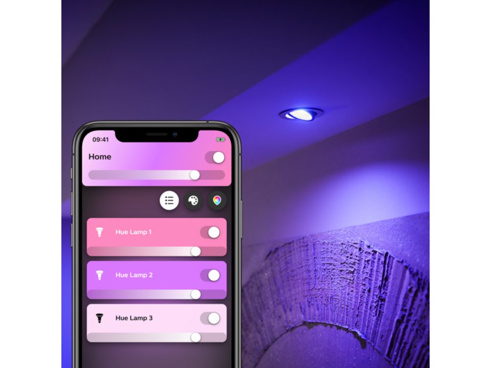 Philips HUE White and Colour 5.7W GU10 Bulb 16 Million Colour